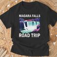 Niagara Falls Road Trip Souvenir Summer Vacation Niagara T-Shirt Gifts for Old Men