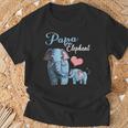 Niedliche Papa Elefant Schwangerschaftsankündigung Babyparty T-Shirt Geschenke für alte Männer