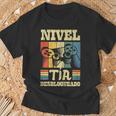 Nivel Tía Desbloqueado Futura Tía Anuncio Embarazadas Camiseta unisex Regalos para ancianos