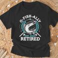 O-Fish-Ally Retired 2024 Fishing Retirement For Men T-Shirt Gifts for Old Men