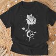 Occult Moon Rose Witchcraft The Witch Vintage Dark Magic T-Shirt Gifts for Old Men