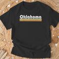 Oklahoma Retro Style State Vintage Pride 70S 80S Home T-Shirt Gifts for Old Men