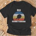 Old Schmetterhand Ping Pong Lustiges Tischtennis T-Shirt Geschenke für alte Männer