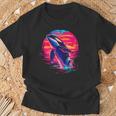 Orca Atardecer Camiseta unisex Regalos para ancianos