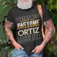 Ortiz Last Name Surname Matching Family Reunion T-Shirt Gifts for Old Men