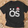 Österreich Menschenflagge Buchstaben Ö Und S Österreich Österreich T-Shirt Geschenke für alte Männer