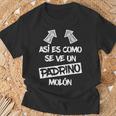 Padrino Molón Regalo Divertido Anuncio De Embarazo Bautizo Camiseta unisex Regalos para ancianos