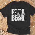 Papa Bärintage Papa Bär Liebhaber Papa Papaatertag T-Shirt Geschenke für alte Männer