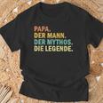 ‘Papa Der Mann Der Mythos Die Legende’ T-Shirt Geschenke für alte Männer
