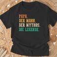 'Papa Der Mann Der Mythos Die Legend' S T-Shirt Geschenke für alte Männer