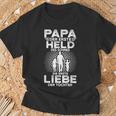 Papa Erster Held Des Shnes Ersten Liebe Der Tochter T-Shirt Geschenke für alte Männer