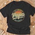 Papa Like A Grandpa Only Cooler For Dad Papa Men T-Shirt Gifts for Old Men