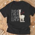 Papa Lama Lustig Passende Familie Stamm Papa Opa T-Shirt Geschenke für alte Männer