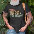 Father Gifts, Papa The Man Myth Legend Shirts
