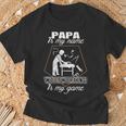 Papa Is My NameWoodworking Father's Day T-Shirt Gifts for Old Men