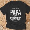 Papa Und Ingenieur Freund Mann Mechaniker Elektriker T-Shirt Geschenke für alte Männer