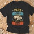 Papa Und Sohn Ein Bund Für's Leben Father's Day Super Papa T-Shirt Geschenke für alte Männer