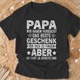 Papa Undater Geschenk Lustiger Spruch Herrenatertag T-Shirt Geschenke für alte Männer