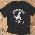 Papasaurus Rex Papa Dinosaurier Lustigesatertagsgeschenk T-Shirt Geschenke für alte Männer