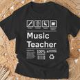 Para Profesores De Música Regalos Para Profesores De Música Camiseta unisex Regalos para ancianos