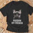 Pardon My French Bulldog Frenchie Lover T-Shirt Gifts for Old Men