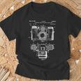 Patent Camera Photographer Vintage Retro T-Shirt Geschenke für alte Männer