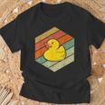Pato De Goma Retro Pato De Bañoitnage Patito De Goma Camiseta unisex Regalos para ancianos