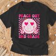 Peace Out 2Nd Grade Last Day Of School Second Grade Graduate T-Shirt Gifts for Old Men