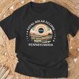 Pennsylvania Eclipse 40824 Retro Total Solar Eclipse 2024 T-Shirt Gifts for Old Men