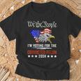 We The People 2024 I'm Voting For The Convicted Felon Eagle T-Shirt Gifts for Old Men