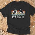 Pit Crew Costume For Race Car Parties Vintage T-Shirt Gifts for Old Men