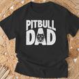 Pitbull Dad Dog Best Dog Dad Ever Mens Pitbull T-Shirt Gifts for Old Men
