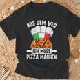 Pizzabacken Aus Dem Weg Ich Muss Pizza Machen Pizzabäcker T-Shirt Geschenke für alte Männer