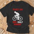 Platz Da Opa Ralf Kommt Cycling Jersey For Opi Ralf T-Shirt Geschenke für alte Männer