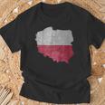 Poland Flag T-Shirt Geschenke für alte Männer