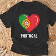 Portugal Flag Jersey Portuguese T-Shirt Geschenke für alte Männer