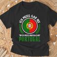 Portugal Holiday Portuguese Flag Madeira T-Shirt Geschenke für alte Männer