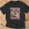 Professionelle Yapper Meme Cat T-Shirt Geschenke für alte Männer