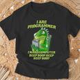 I Are Programmer T-Rex Dinosaur Nerd Dino Programmer T-Shirt Geschenke für alte Männer