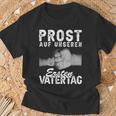 Prost Auf Unser Ersten Father's Day Father Papa Hands Fiste T-Shirt Geschenke für alte Männer