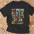Proud Auntie Of Kindergarten Graduate 2024 Graduation Auntie T-Shirt Gifts for Old Men