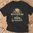 Proud Boyfriend Of Class Of 2024 Graduate Senior Graduation T-Shirt Gifts for Old Men