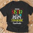 Proud Sister Of A Class Of 2024 5Th Grade Graduation T-Shirt Gifts for Old Men