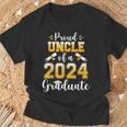 Proud Uncle Of A Class Of 2024 Graduate Senior Graduation T-Shirt Gifts for Old Men