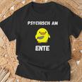 Psychisch Am Ente Witzige Süsse Geschenkidee Mann Frau T-Shirt Geschenke für alte Männer