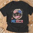 Pug Merica 4Th Of July Men Kids Boys Girls Dog Puppy T-Shirt Gifts for Old Men