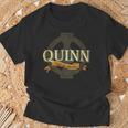 Quinn Irish Surname Quinn Irish Family Name Celtic Cross T-Shirt Gifts for Old Men