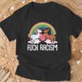 Racism Unicorn Anti Racism T-Shirt Geschenke für alte Männer