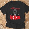 Recep Tayyip Erdogan Türkiye Flag T-Shirt Geschenke für alte Männer