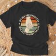 Regalo Del Día Del Padre Padre E Hija Camiseta unisex Regalos para ancianos